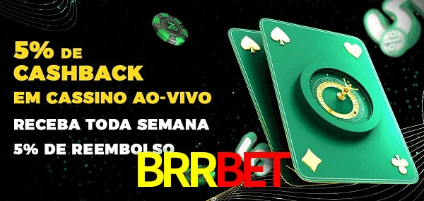 Promoções do cassino ao Vivo BRRbet